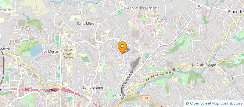 localisation de l'entreprise SCI IMMOGUSTE à MARSEILLE 13EME
