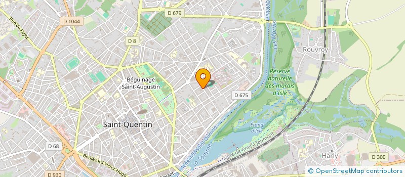 localisation de l'entreprise SCI IMMOJAF  SAINT-QUENTIN