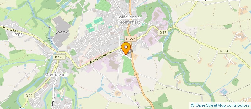 localisation de l'entreprise SCI IMMOJALES  BEAUPREAU-EN-MAUGES