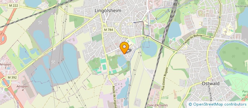 localisation de l'entreprise SCI IMMOJESS  LINGOLSHEIM