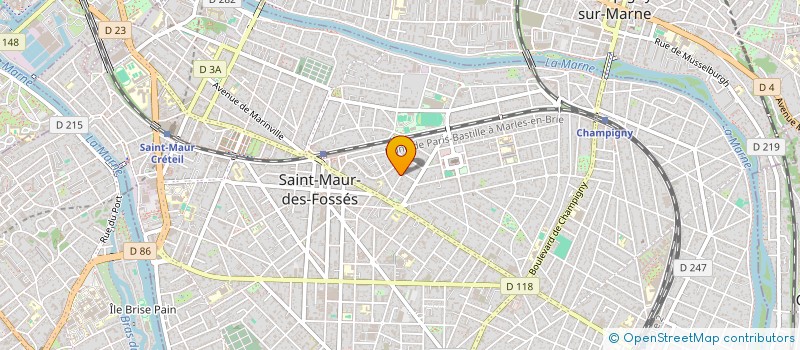 localisation de l'entreprise SCI IMMOJYM à SAINT-MAUR-DES-FOSSES