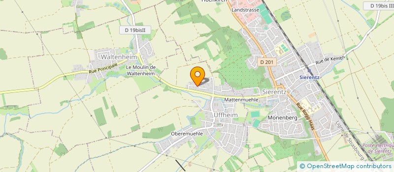 localisation de l'entreprise SCI IMMOKAT  UFFHEIM