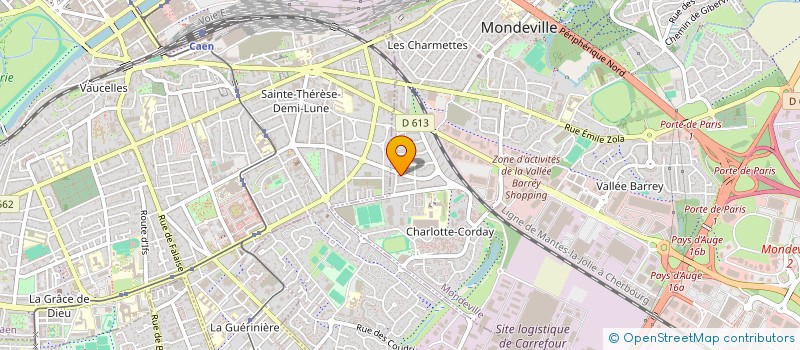 localisation de l'entreprise SCI IMMOKINE à MONDEVILLE