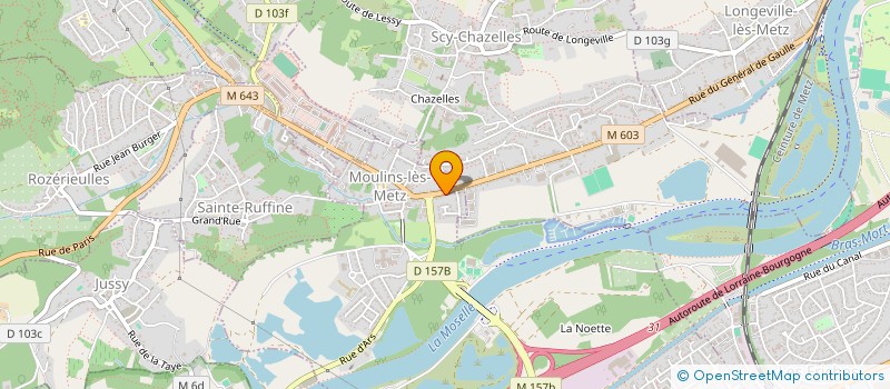 localisation de l'entreprise SCI IMMOKLE  LESSY