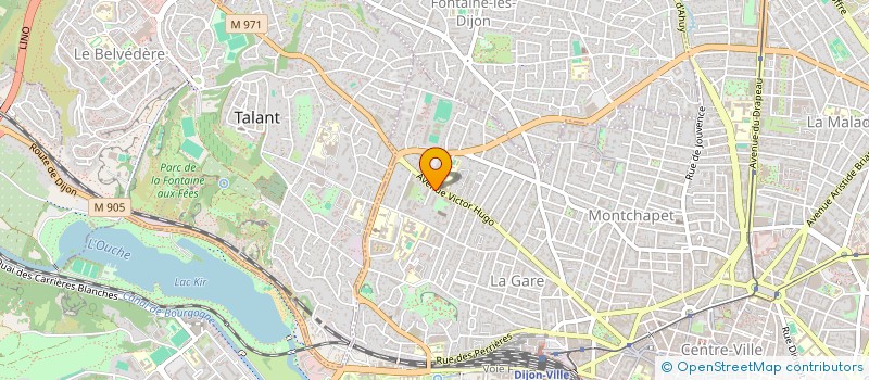 localisation de l'entreprise SCI IMMOLA à DIJON