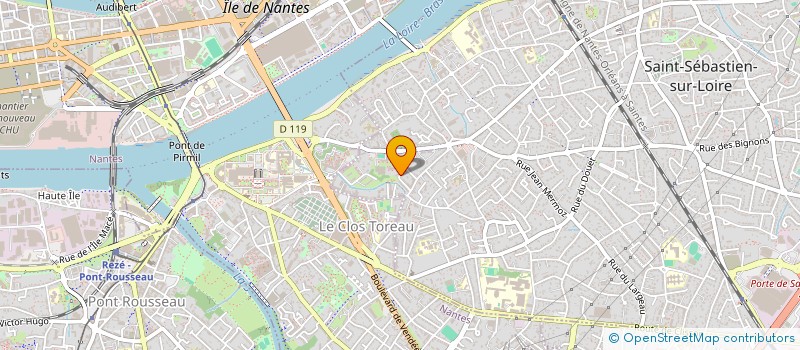 localisation de l'entreprise SCI IMMOLAB à SAINT-SEBASTIEN-SUR-LOIRE