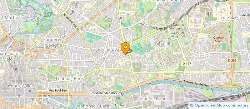 localisation de l'entreprise SCI IMMOLAN à RENNES