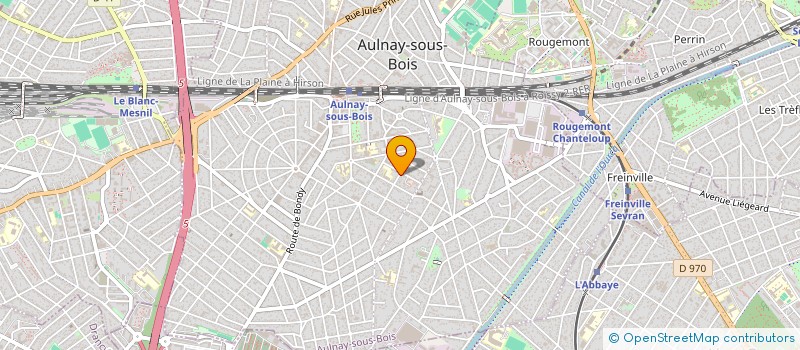 localisation de l'entreprise SCI IMMOLAZAR à AULNAY-SOUS-BOIS