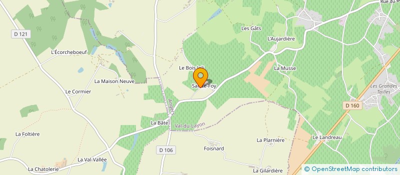 localisation de l'entreprise SCI IMMOLEC  VAL-DU-LAYON