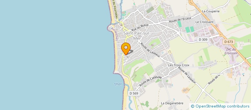 localisation de l'entreprise SCI IMMOLEM  SAINT-PAIR-SUR-MER