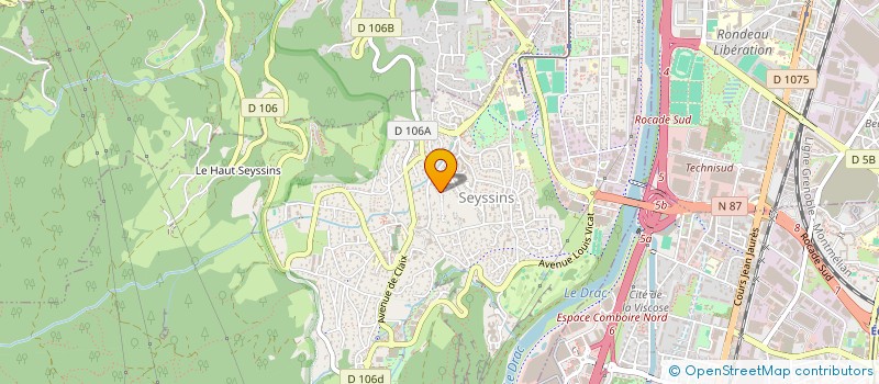 localisation de l'entreprise SCI IMMOLIB. à SEYSSINS