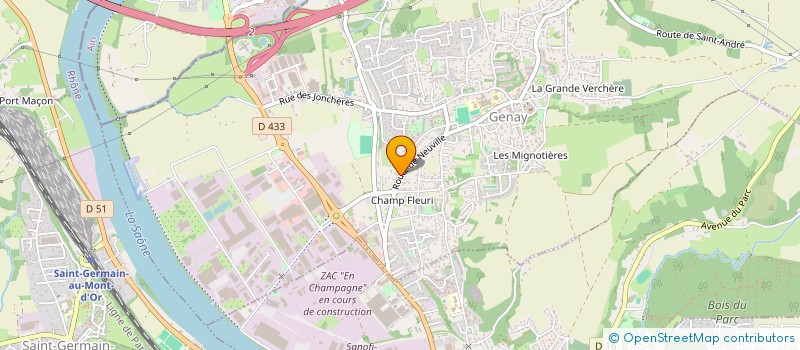 localisation de l'entreprise SCI IMMOLIERE  SAINT-DIDIER-AU-MONT-D'OR