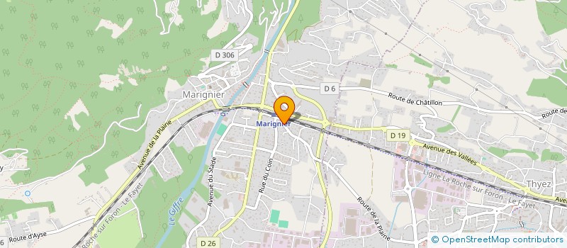 localisation de l'entreprise SCI IMMOLIMATH  MARIGNIER