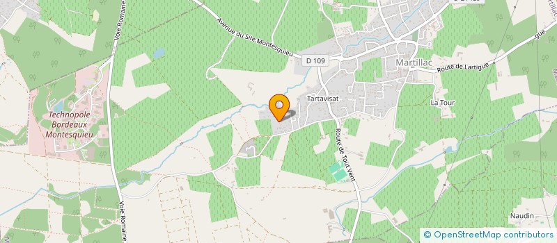 localisation de l'entreprise SCI IMMOLIVE  MARTILLAC