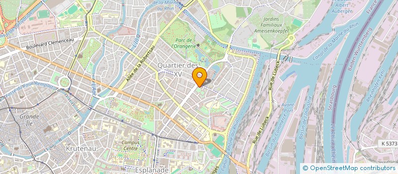 localisation de l'entreprise SCI IMMOLIVE  STRASBOURG