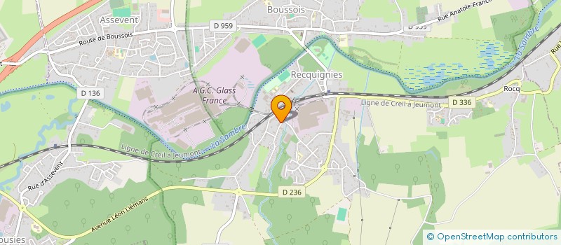 localisation de l'entreprise SCI IMMOLOC à RECQUIGNIES