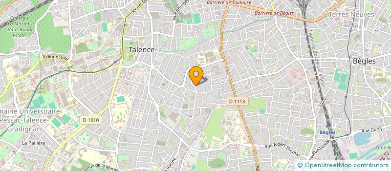 localisation de l'entreprise SCI IMMOLOC  TALENCE