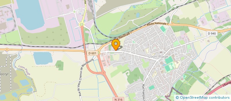 localisation de l'entreprise SCI IMMOLOCATION 2  LOON-PLAGE