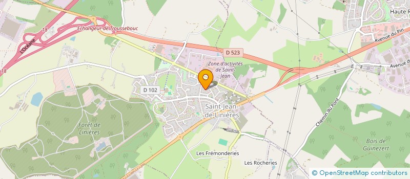 localisation de l'entreprise SCI IMMOLOCH  SAINT-LEGER-DE-LINIERES