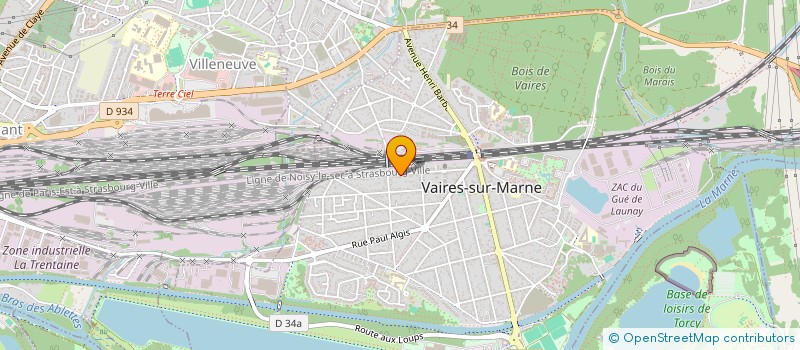 localisation de l'entreprise SCI IMMOLOR  VAIRES-SUR-MARNE