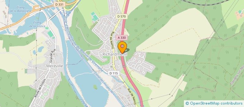 localisation de l'entreprise SCI IMMOLORRAINE  RICHARDMENIL