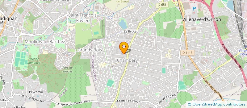 localisation de l'entreprise SCI IMMOLUSA  VILLENAVE-D'ORNON