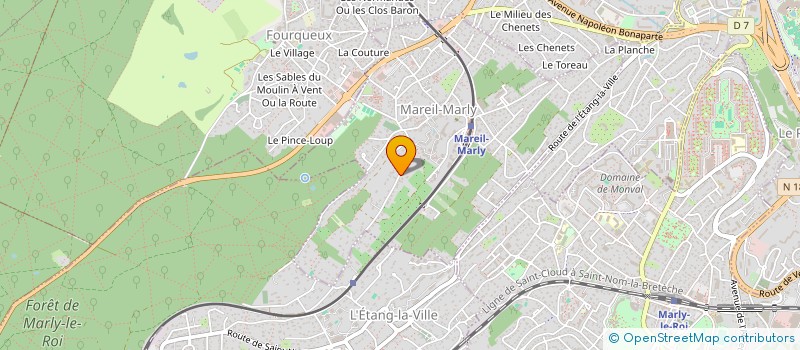 localisation de l'entreprise SCI IMMOMAS à MAREIL-MARLY