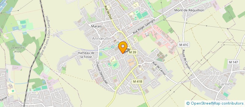 localisation de l'entreprise SCI IMMOMATH  ANNULLIN