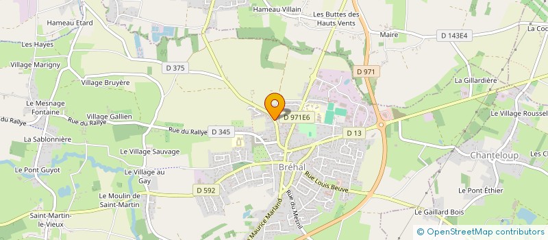 localisation de l'entreprise SCI IMMOMATHO  BREHAL