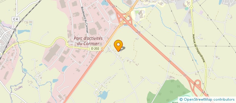 localisation de l'entreprise SCI IMMOMECA à CHOLET