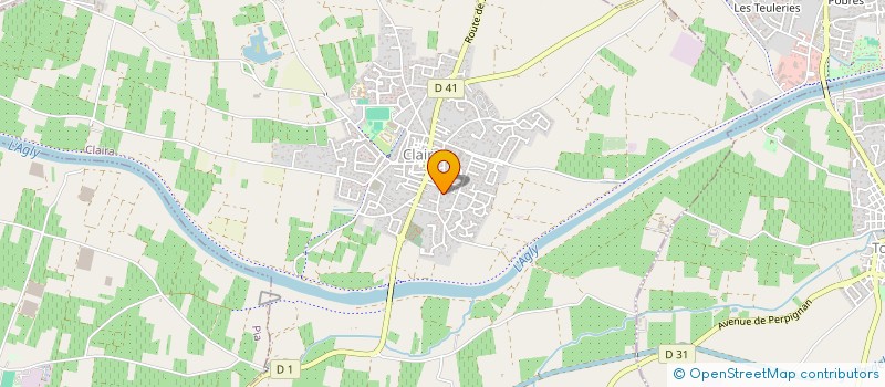 localisation de l'entreprise SCI IMMOMED  CLAIRA