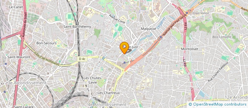 localisation de l'entreprise SCI IMMOMEGA  MARSEILLE