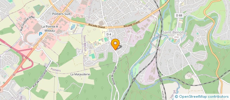 localisation de l'entreprise SCI IMMOMOREAU à SAINT-BENOIT
