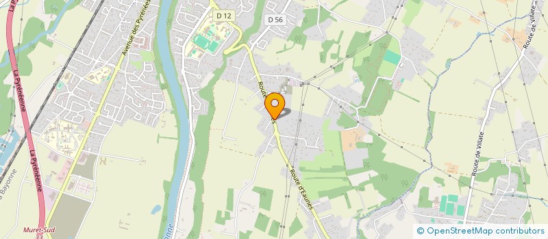 localisation de l'entreprise SCI IMMOMURET  MURET