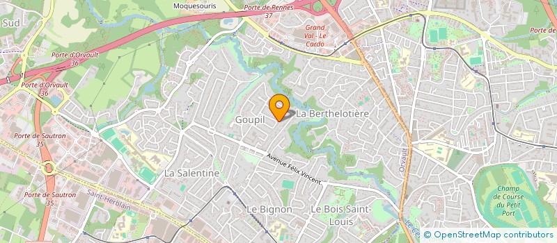 localisation de l'entreprise SCI IMMONAV à ORVAULT