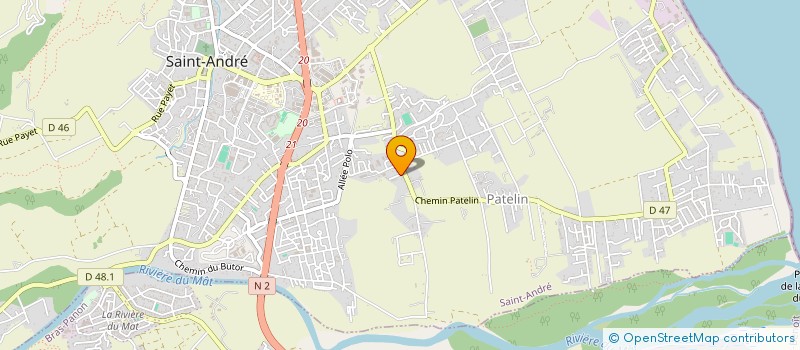 localisation de l'entreprise SCI IMMONIER à SAINT-ANDRE