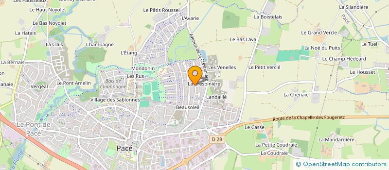 localisation de l'entreprise SCI IMMONOCO  PACE