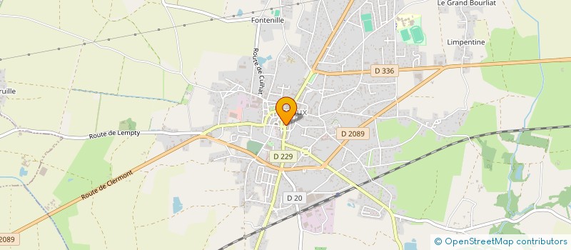 localisation de l'entreprise SCI IMMONTEIX  LEZOUX