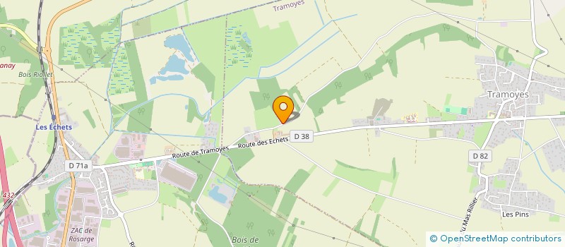 localisation de l'entreprise SCI IMMOPA  TRAMOYES