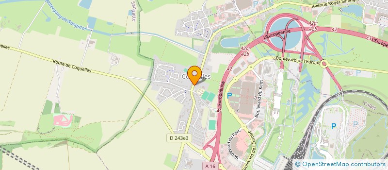 localisation de l'entreprise SCI IMMOPALE  COQUELLES