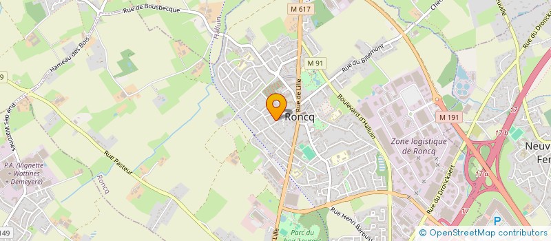 localisation de l'entreprise SCI IMMOPARR à RONCQ