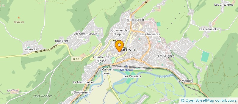 localisation de l'entreprise SCI IMMOPERA  MORTEAU