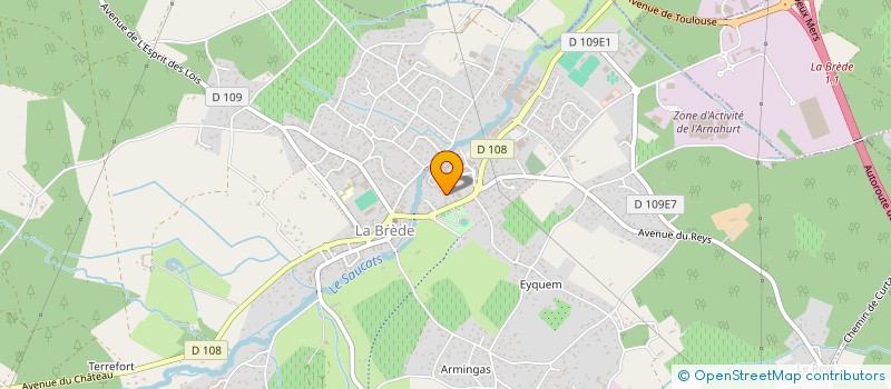 localisation de l'entreprise SCI IMMOPERFECT  LA BREDE