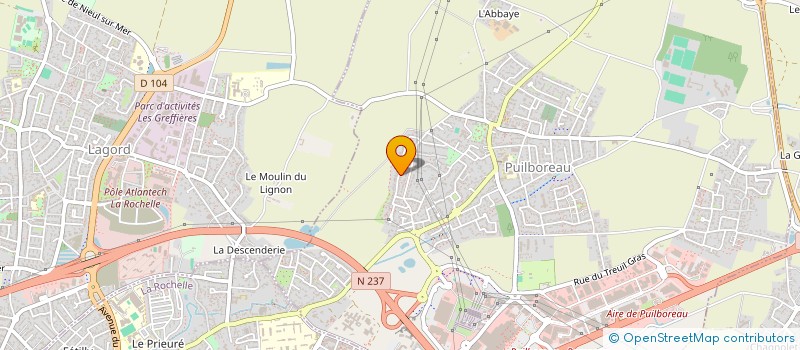 localisation de l'entreprise SCI IMMOPHOT  PUILBOREAU