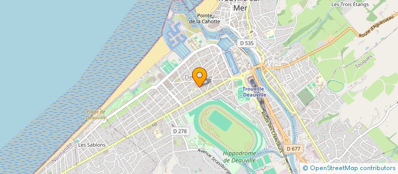 localisation de l'entreprise SCI IMMOPIER à DEAUVILLE