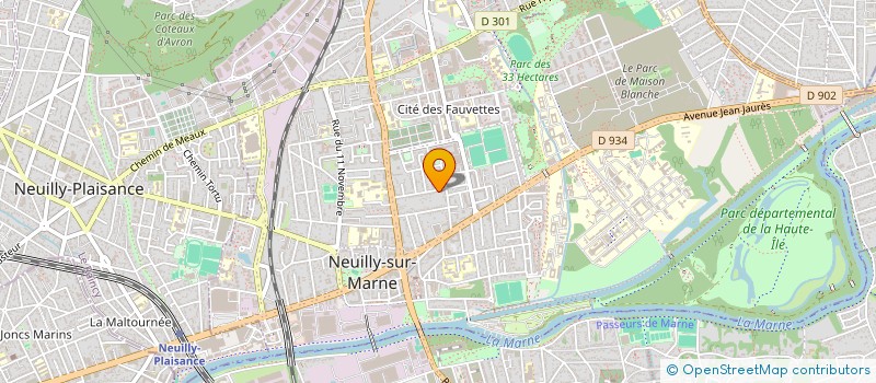 localisation de l'entreprise SCI IMMOPLAS à NEUILLY-SUR-MARNE