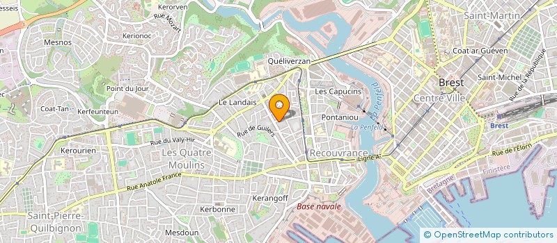 localisation de l'entreprise SCI IMMOPOT  BREST