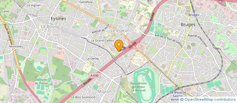 localisation de l'entreprise SCI IMMOPRO 33  LE TAILLAN-MEDOC