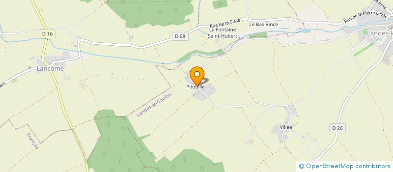 localisation de l'entreprise SCI IMMOPRO 41  LANDES LE GAULOIS