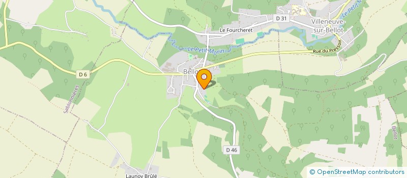 localisation de l'entreprise SCI IMMOPRO à BELLOT